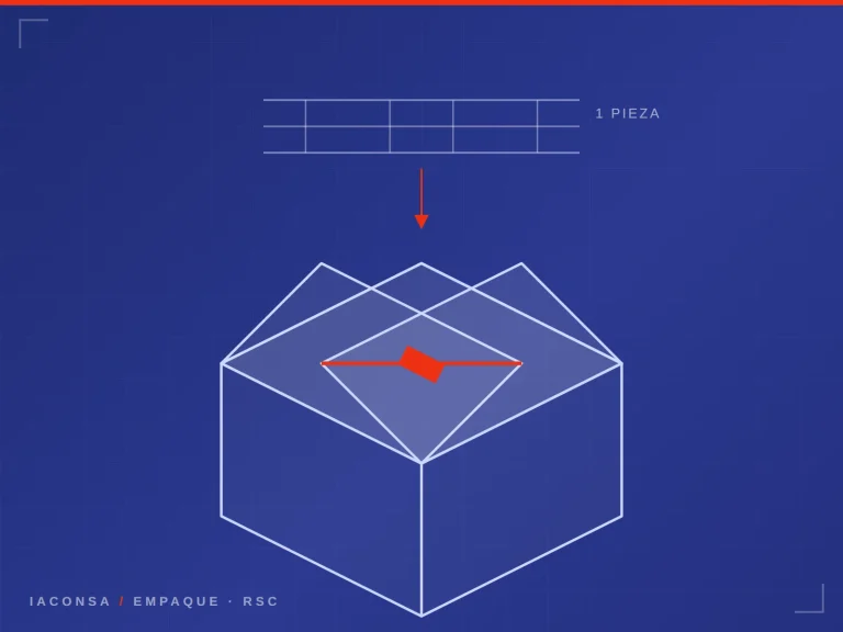 RSC — Caja regular ranurada